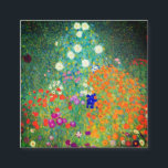 Carte D'accompagnement Jardin aux fleurs Gustav Klimt<br><div class="desc">Cartes de boîtier avec peinture à l’huile de Gustav Klimt Jardin aux fleurs (1906). Un beau jardin de fleurs violettes,  rouges,  blanches,  bleues et oranges. Un grand cadeau pour les amateurs d'art Art Nouveau et autrichien.</div>