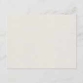 Carte D'accompagnement Jardin botanique fleur sauvage Détails du mariage (Dos)