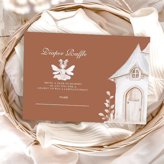 Carte D'accompagnement Jardin enchanté Fleur sauvage Diapper Raffe