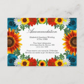 Carte D'accompagnement Jardin Été Floral Hébergement (Devant)