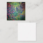 Carte D'accompagnement Jardin italien Gustav Klimt (Devant / Derrière)