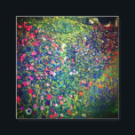 Carte D'accompagnement Jardin italien Gustav Klimt<br><div class="desc">Carte représentant la peinture à l’huile de Gustav Klimt,  Paysage du jardin italien (1913). Un beau jardin de fleurs colorées : rouge,  blanc,  rose,  violet. Un grand cadeau pour les amateurs d'art Art Nouveau et autrichien.</div>
