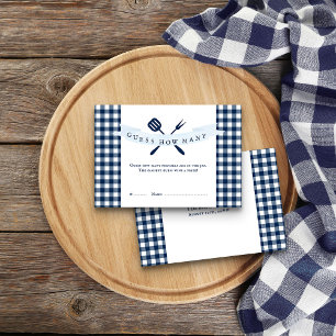 Carte D'accompagnement Je Fais BBQ Fête des mariées Devine Combien De Car