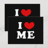 CARTE D'ACCOMPAGNEMENT JE M'AIME (Devant / Derrière)