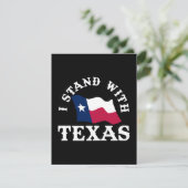 Carte D'accompagnement Je suis avec le Texas (Debout devant)
