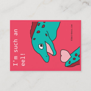 Carte D'accompagnement Je suis une telle anguille ! - AI Valentine