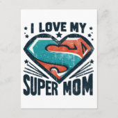 Carte D'accompagnement Je t'aime maman (Dos)