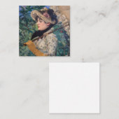 Carte D'accompagnement Jeanne (Printemps) Par Édouard Manet (Devant / Derrière)