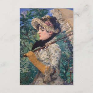 Carte D'accompagnement Jeanne (Printemps) Par Édouard Manet