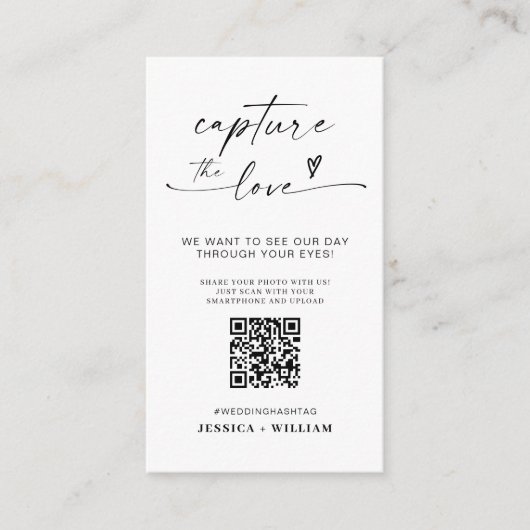 Carte D'accompagnement J'espionne le jeu Mariage | Capturez le code QR d' (Devant)