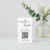 Carte D'accompagnement J'espionne le jeu Mariage | Capturez le code QR d' (Debout devant)