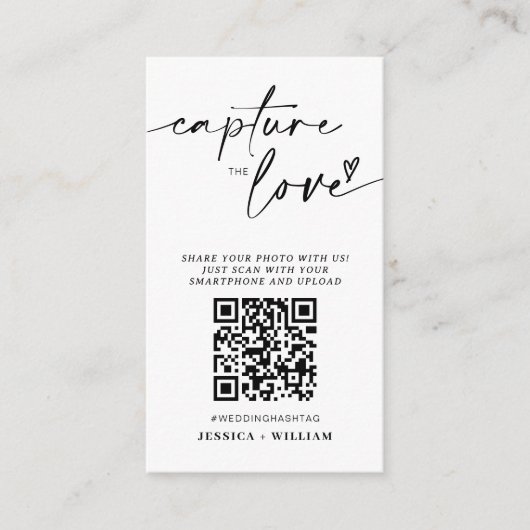 Carte D'accompagnement J'espionne le jeu Mariage | Capturez le code QR d' (Devant)