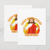 Carte D'accompagnement Jésus drôle (Devant / Derrière)