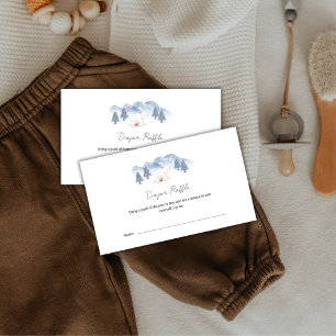Carte D'accompagnement Jeu de Baby shower de l'ours polaire hivernal