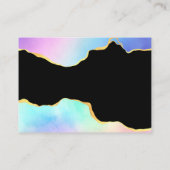 Carte D'accompagnement Jeu de baiser de douche de mariage en pierre d'aga (Dos)