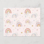 Carte D'accompagnement Jeu de bosse à arc-en-ciel moderne Muted (Dos)