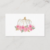 Carte D'accompagnement Jeu de Citrouille Bébé Doré Rose Bleu Jeu (Dos)