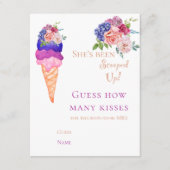 Carte D'accompagnement Jeu de devinette drôle de glace Mariage Shower (Devant)