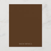 Carte D'accompagnement Jeu de Fêtes des mariées sous et au-dessus (Dos)