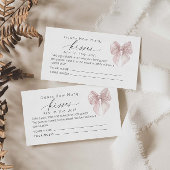 Carte D'accompagnement Jeu de mariage Devine combien de baisers avec un n