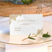 Carte D'accompagnement Jeu de mariage Devine combien de bisous Crème de d