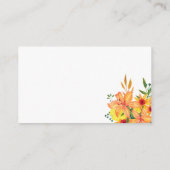 Carte D'accompagnement Jeu de mariage floral devinez combien de bouchons (Dos)