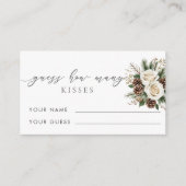 Carte D'accompagnement Jeu nuptial de baisers (Devant)