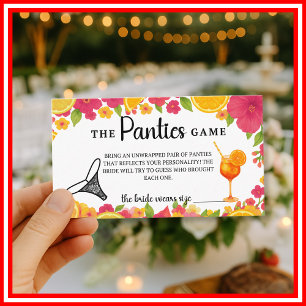 Carte D'accompagnement Jeux de culottes Amour au premier Spritz pour ente