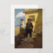 Carte D'accompagnement Jim Hawkins Maison feuille par Newell Convers Wyet (Devant / Derrière)