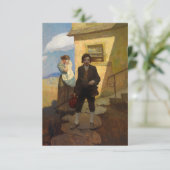 Carte D'accompagnement Jim Hawkins Maison feuille par Newell Convers Wyet (Debout devant)