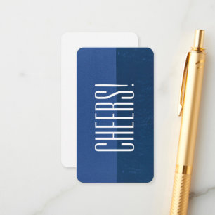 Carte D'accompagnement Joie Bleue
