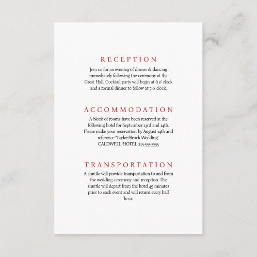 Carte D'accompagnement Joli Black Red Cherries QR Code Détails du Mariage (Dos)