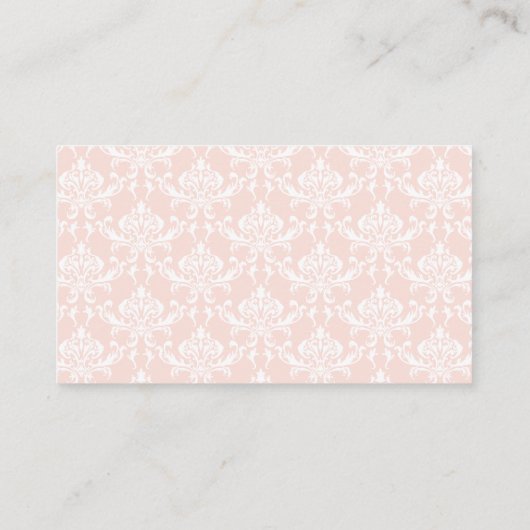 Carte D'accompagnement Joli bouquetin rose pastel pour bébé fille douche (Dos)