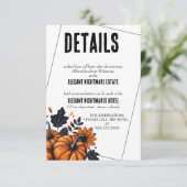 Carte D'accompagnement Joli Citrouille (Debout devant)