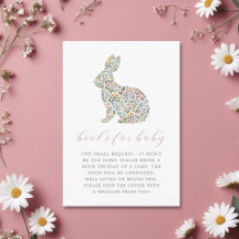 Joli Fleur sauvage Livres Rabbit pour bébé