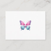 Carte D'accompagnement joli papillon Genre Revela Party jardin (Dos)