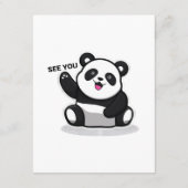 Carte D'accompagnement joli petit panda (Dos)