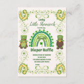 Carte D'accompagnement Joli Petit Shamrock Diapper Raffle (Devant)