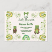 Carte D'accompagnement Joli Petit Shamrock Diapper Raffle (Devant)