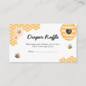 Carte D'accompagnement Joli Raffle de la couche d'été de maman à abeille (Devant)