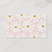 Carte D'accompagnement Joli sac à café Scandi Daisy Raffle C (Dos)