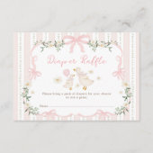 Carte D'accompagnement Joli Silly Goose Coquette Bow Diaper Raffle (Devant)