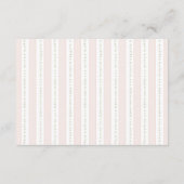 Carte D'accompagnement Joli Silly Goose Coquette Bow Diaper Raffle (Dos)