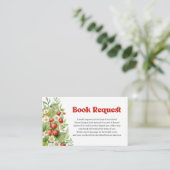 Carte D'accompagnement Jolie aquarelle éléphant blush roses demande de ré (Debout devant)