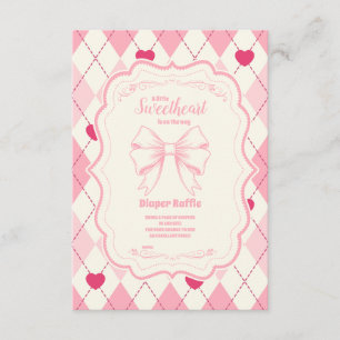 Carte D'accompagnement Jolie chérie Saint Valentin Diapper Raffle