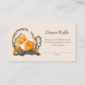 Carte D'accompagnement Jolie verdure Petite Fourchette de Fox Raffle (Devant)