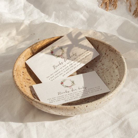 Carte D'accompagnement Jory Little Baby shower Bow Bouquet Bow Rouge Bow 