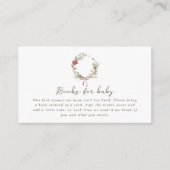 Carte D'accompagnement Jory Little Baby shower Bow Bouquet Bow Rouge Bow  (Devant)