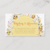 Carte D'accompagnement Jote Bee Baby Baby shower Affichage Douche (Devant)