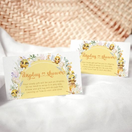 Carte D'accompagnement Jote Bee Baby Baby shower Affichage Douche